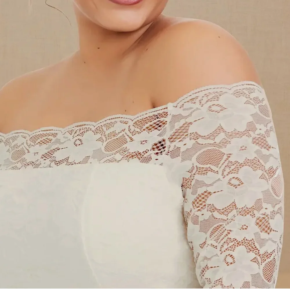 Bodycon White Dress Torrid - Picture 3 of 13